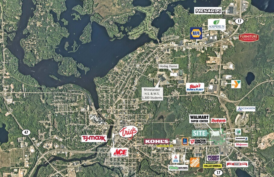 More Photos Of 2121 Lincoln St, Rhinelander Freestanding For Lease