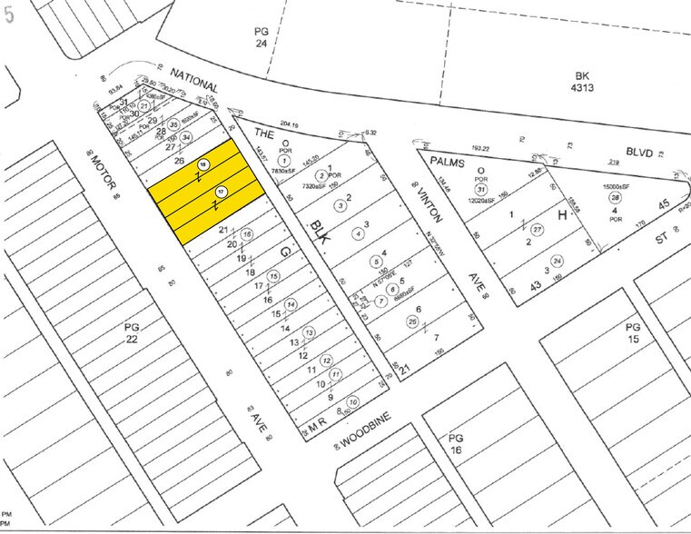 More Photos Of 3328-3332 Motor Ave, Los Angeles Land For Sale