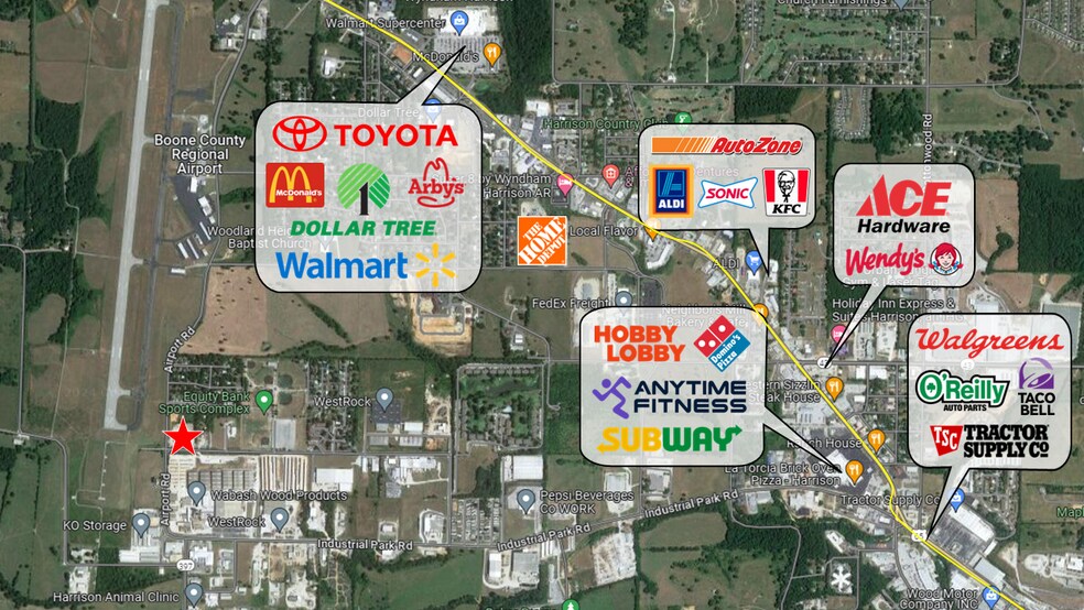 More Photos Of 1901 Airport Rd, Harrison Self Storage For Lease