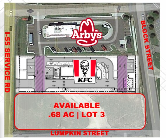 More Photos Of 3260 I-55, Service, Marion Land For Lease