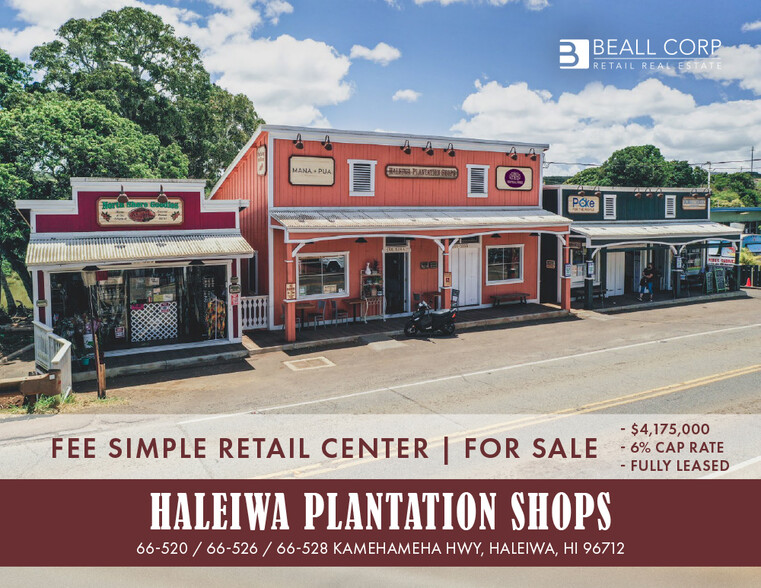 Primary Photo Of 66-526 Kamehameha Hwy, Haleiwa Restaurant For Sale