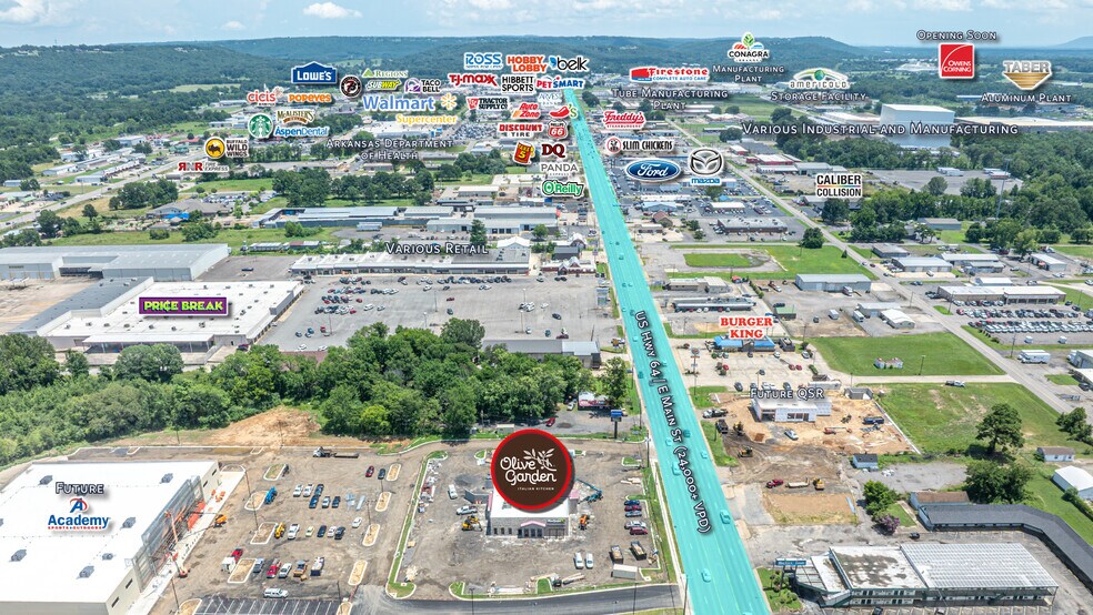 More Photos Of 1401 E Main St, Russellville Restaurant For Sale