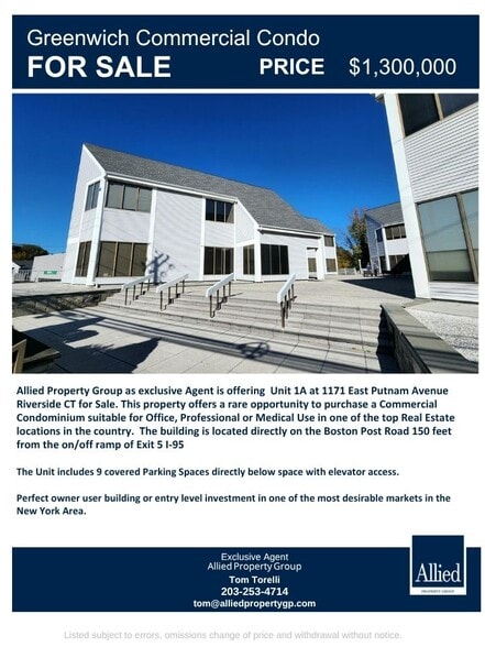 Primary Photo Of 1171 E Putnam Ave, Riverside Medical For Sale