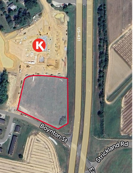 Primary Photo Of NW Corner of US-431 & Boynton Street, Headland Land For Sale