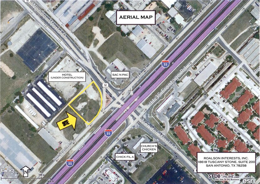 Primary Photo Of S I-35 Fwy @ Wonderworld Dr, San Marcos Land For Sale
