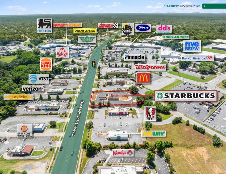 More Photos Of 2728 S Main St, High Point Restaurant For Sale