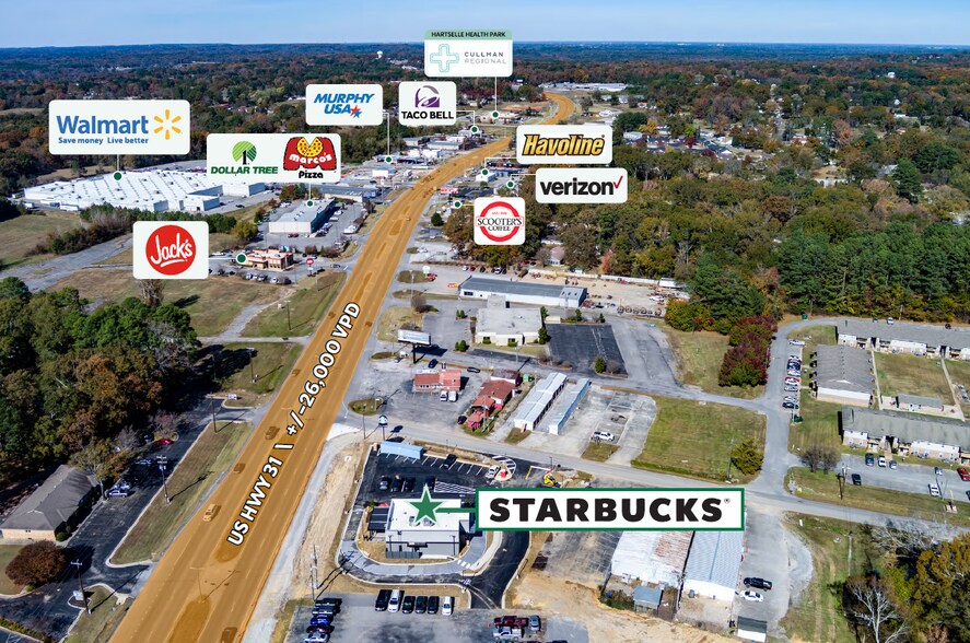 More Photos Of 820 Hwy 31 NW, Hartselle General Retail For Sale
