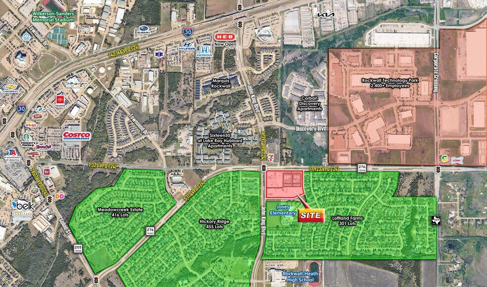 More Photos Of SEC S John King & TX-276 blvd, Rockwall Land For Lease