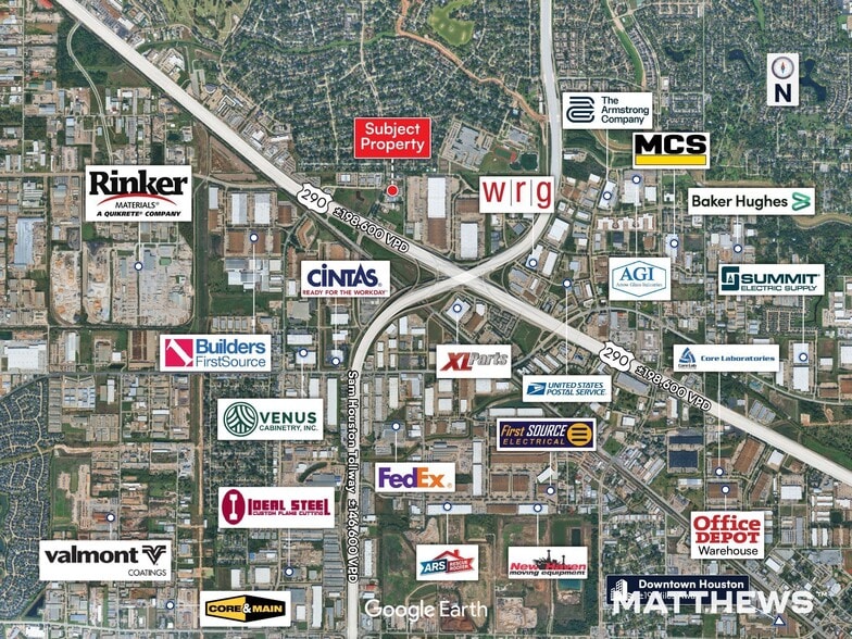 More Photos Of 7322-7378 Senate Ave, Houston Storefront For Lease