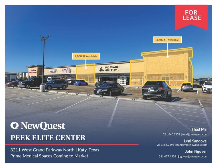 More Photos Of 3211 W Grand Pky N, Katy Storefront For Lease