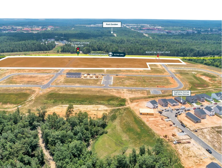 More Photos Of 2933 Gordon Highway, Grovetown Land For Lease