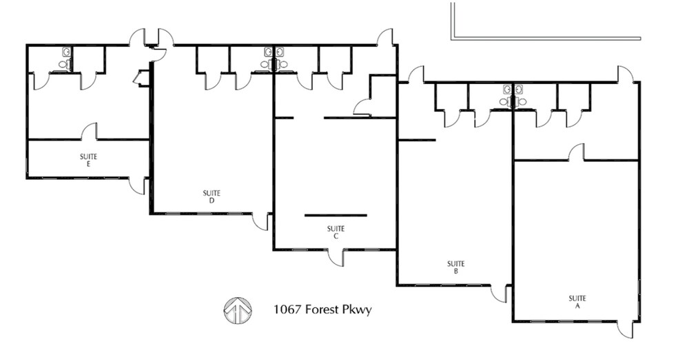 More Photos Of 1067 Forest Pky, Forest Park General Retail For Sale