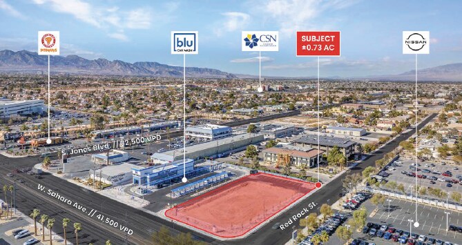 More Photos Of 5950 W Sahara Ave, Las Vegas Land For Lease