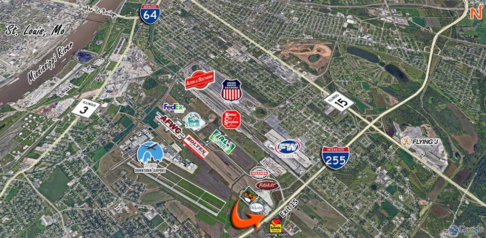 More Photos Of 2021 Goose Lake Rd, Sauget General Retail For Lease