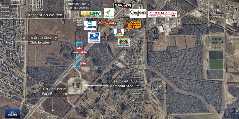Primary Photo Of +/- 4 Acres I-10 & Lakeway, Beaumont Land For Sale