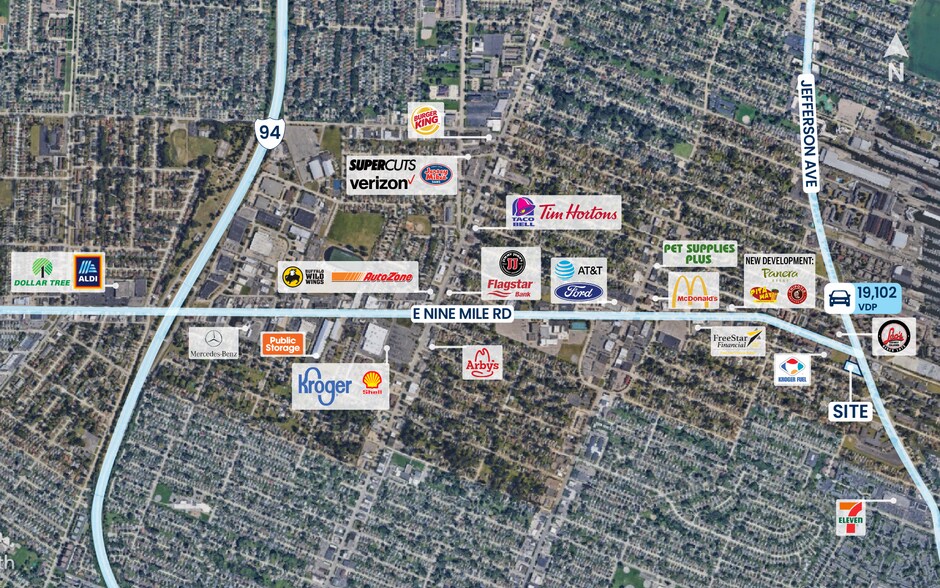 More Photos Of 23707-23709 Jefferson Ave, Saint Clair Shores Freestanding For Sale