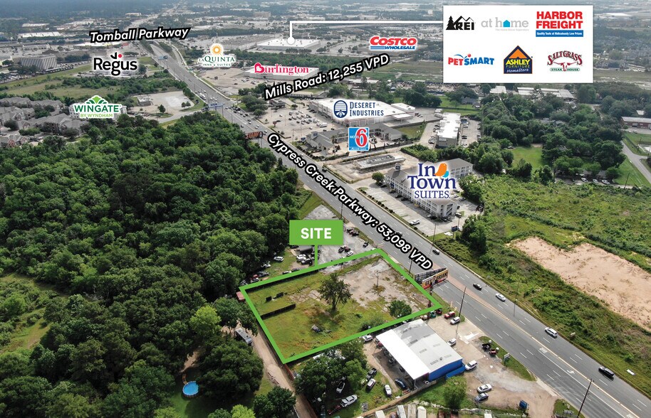 Primary Photo Of 8806 FM 1960 Rd W, Houston Land For Sale