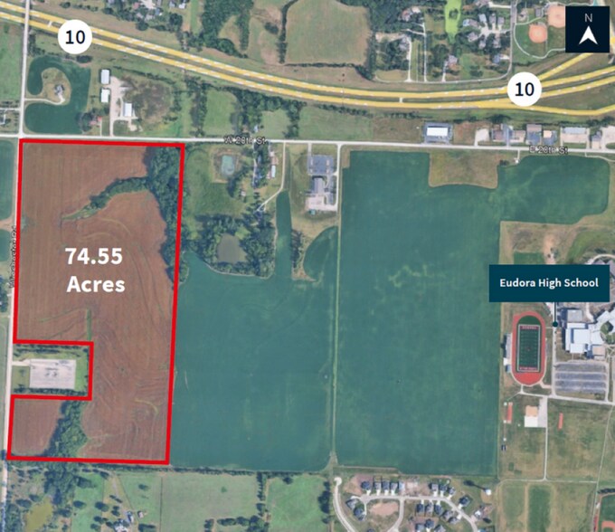 Primary Photo Of 1018-1050 W 20th st, Eudora Land For Sale