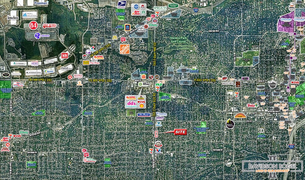 Primary Photo Of 702, 714, 718, & 722 S. Hampton Rd., Dallas Land For Sale
