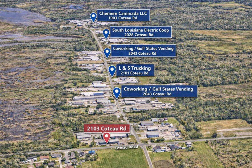 More Photos Of 2103 Coteau Rd, Houma Warehouse For Lease