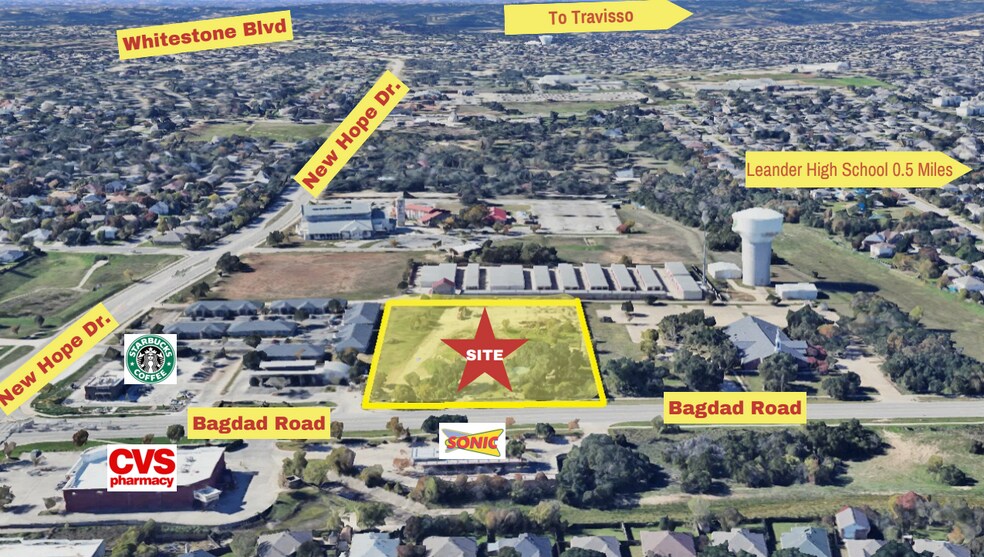 Primary Photo Of 2001 Bagdad Rd, Cedar Park Land For Sale