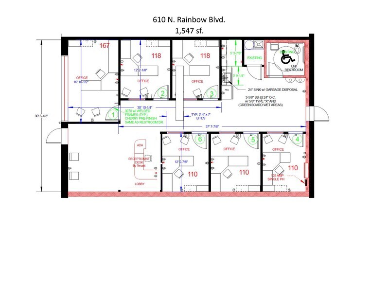 More Photos Of 602-708 N Rainbow Blvd, Las Vegas General Retail For Lease