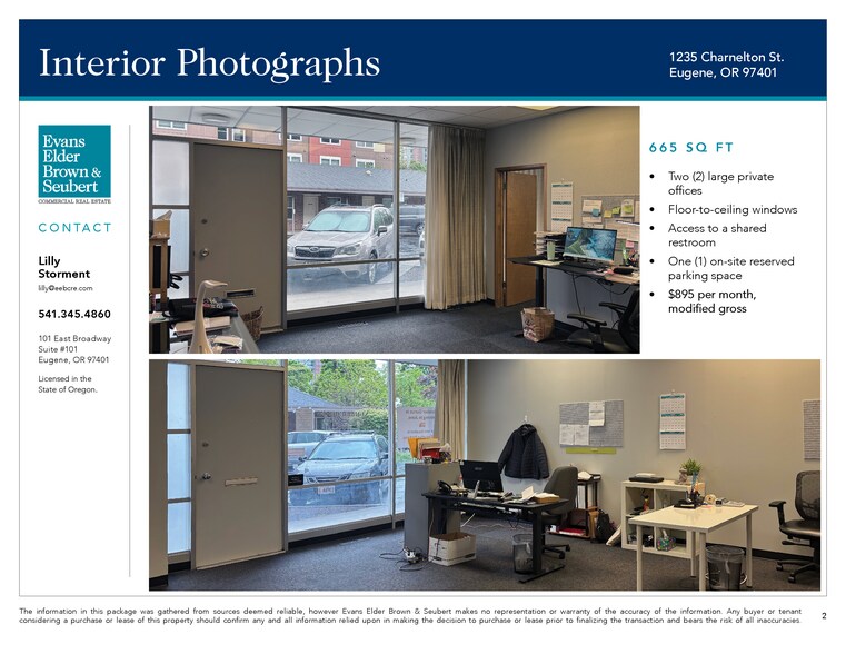 More Photos Of 1235 Charnelton St, Eugene Office For Lease