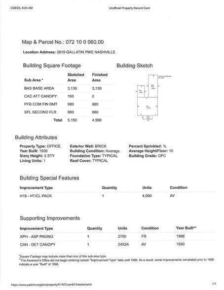 More Photos Of 2819 Gallatin Pike, Nashville Freestanding For Lease