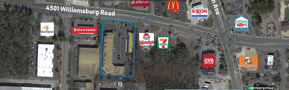 More Photos Of 4501 Williamsburg Rd, Richmond General Retail For Lease