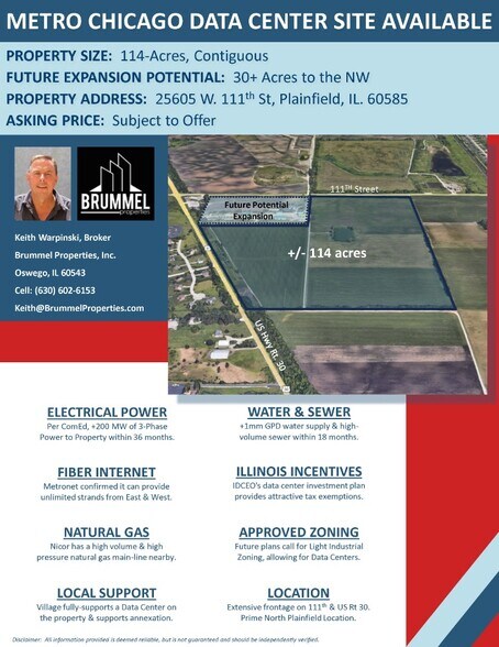 More Photos Of 25605 W 111th St, Plainfield Land For Sale