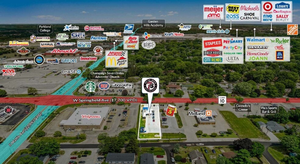 More Photos Of 1703 W Springfield Ave, Champaign Restaurant For Sale