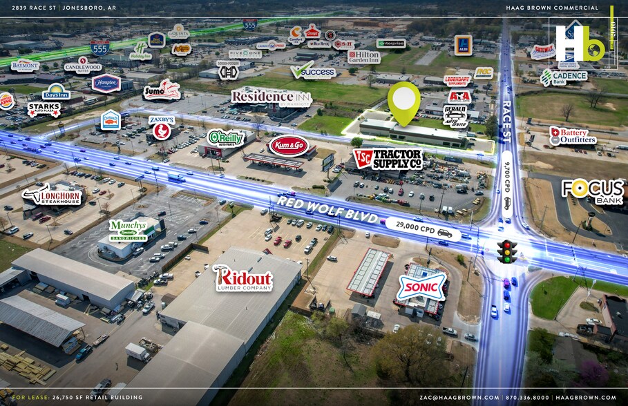 More Photos Of 2839 Race St, Jonesboro Freestanding For Lease