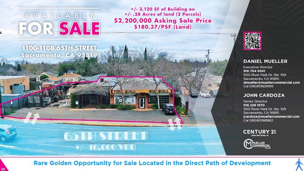 Primary Photo Of 1100 65th St, Sacramento Freestanding For Sale