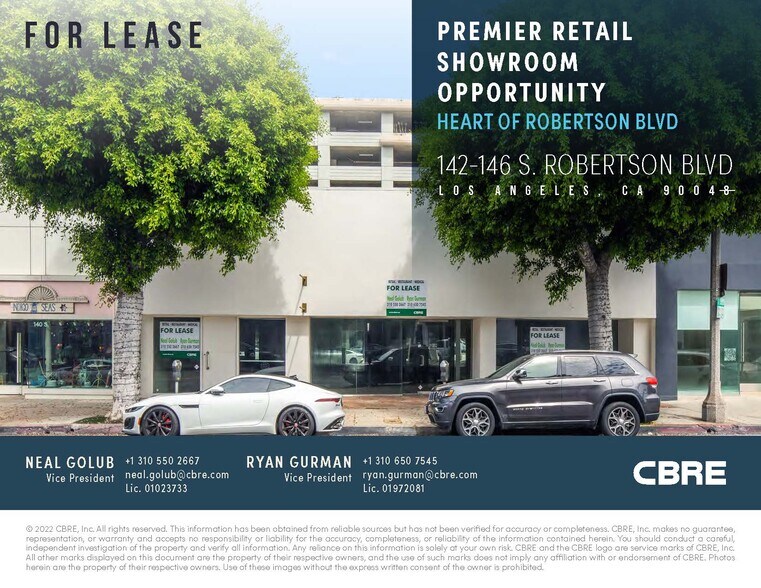 More Photos Of 146 S Robertson Boulevard, Los Angeles Storefront For Lease