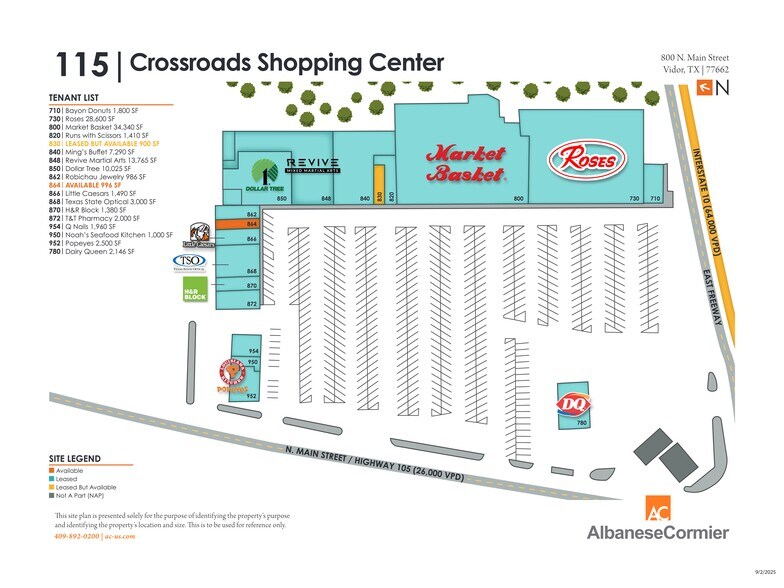 More Photos Of 730-872 N Main St, Vidor Unknown For Lease