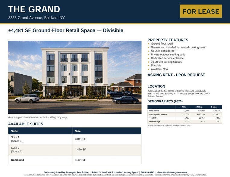 More Photos Of 2283 Grand Ave, Baldwin Funeral Home For Lease