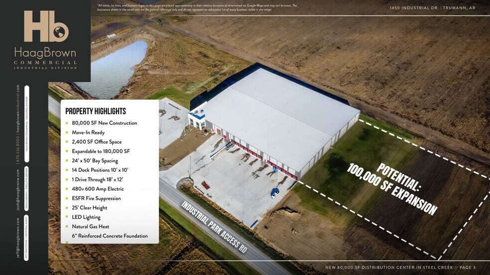 More Photos Of 1450 Industrial Dr, Trumann Distribution For Lease