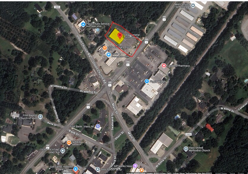 More Photos Of Highway 1 N, Vass Freestanding For Sale