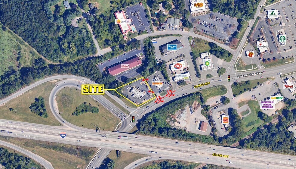 More Photos Of 307 Smokey Park Hwy, Asheville Fast Food For Lease