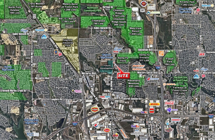 More Photos Of 6836 Blue Mound Rd, Fort Worth Land For Lease