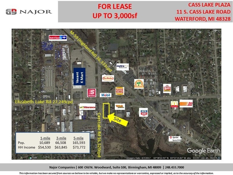 More Photos Of 11-47 S Cass Lake Rd, Waterford Unknown For Lease