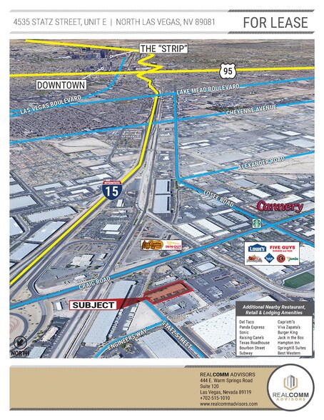 More Photos Of 4535 Statz St, North Las Vegas Warehouse For Lease