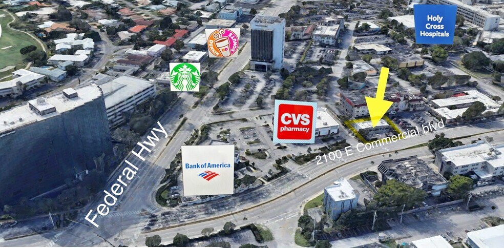 More Photos Of 2100 E Commercial Blvd, Fort Lauderdale Storefront Retail Office For Lease