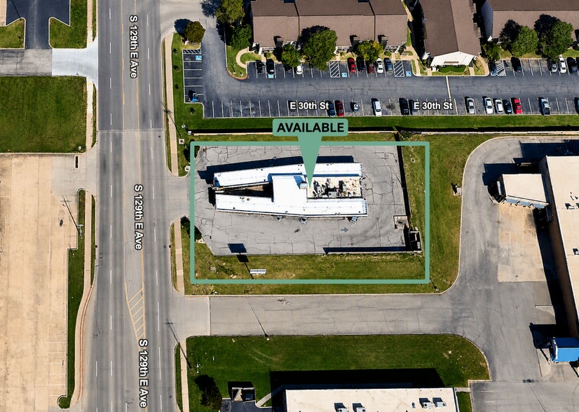 Primary Photo Of 3017 S 129th Ave, Tulsa Fast Food For Lease