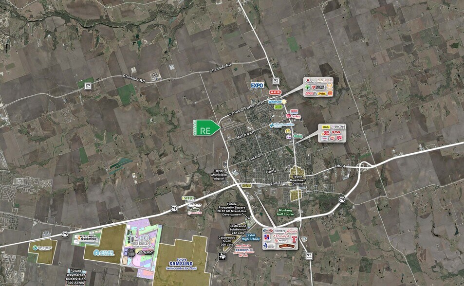 More Photos Of NEC Carlos G. Parker & Pivot Dr, Taylor Land For Sale