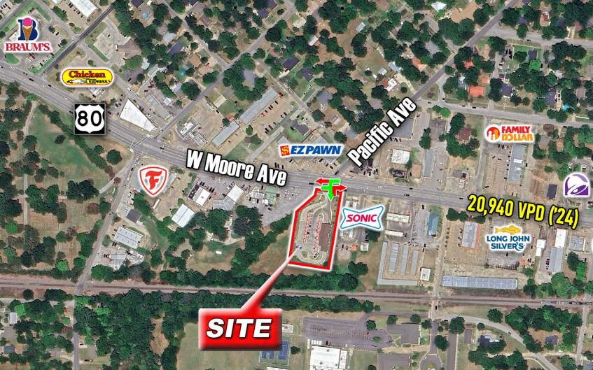 Primary Photo Of 801 W Moore Ave, Terrell Carwash For Lease