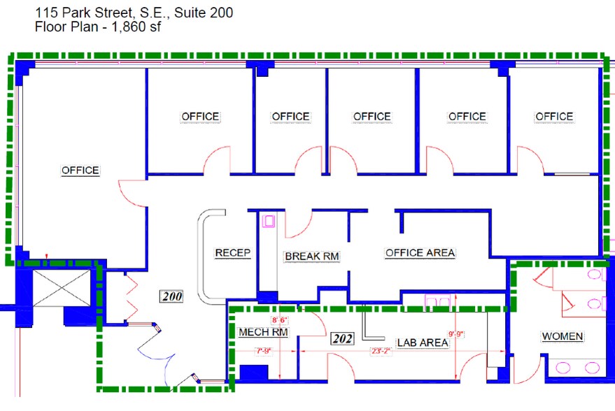 More Photos Of 115 Park St SE, Vienna Medical For Lease
