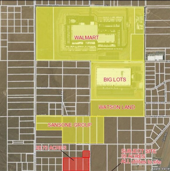 Primary Photo Of Dakota Rd. and Gustine St., Apple Valley Land For Sale