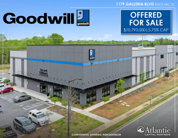 Primary Photo Of 1179 Galleria Blvd, Rock Hill Warehouse For Sale