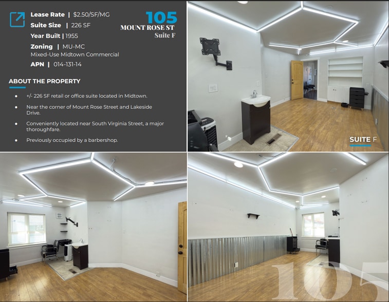 More Photos Of 105 Mount Rose St, Reno General Retail For Lease